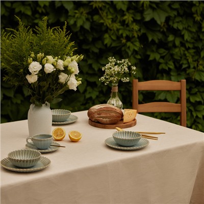 Скатерть  SL HOME "Gloomy" 110х140см, лен 100%, 180 гр/м2