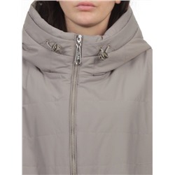 F-801 GRAY BEIGE Куртка демисезонная женская (100 гр. холлофайбер)