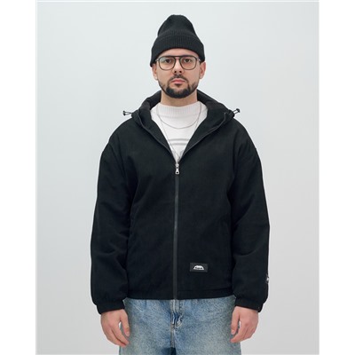Куртка из вельвета мужская демисезонная черного цвета 25336Ch