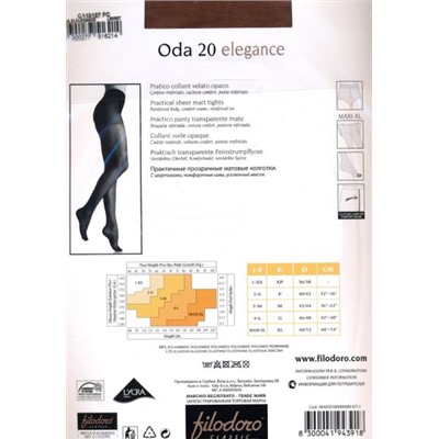 Колготки классические, Filodoro classic, Oda 20 Elegance оптом