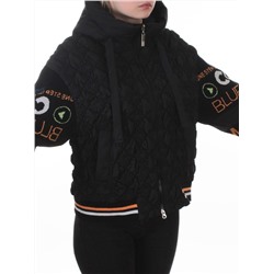 705 BLACK Куртка демисезонная женская (100 гр. синтепон)