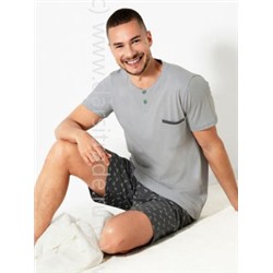 Пижама мужская №DU649 Loungewear Cotonella Образец