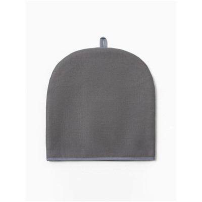 Грелка на чайник Этель Home collection grey 28×28 см, 45% лён, 55% хлопок