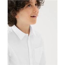 2pk Boys' Cotton Slim Fit School Shirts (2-18 Yrs)