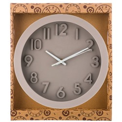 ЧАСЫ НАСТЕННЫЕ КВАРЦЕВЫЕ "LOVELY HOME" ДИАМЕТР=25 СМ ДИАМЕТР ЦИФЕРБЛАТА=21 СМ. (КОР=12ШТ.)