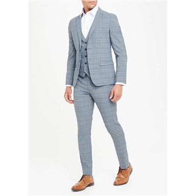 Taylor & Wright Blane Skinny Fit Check Suit Jacket