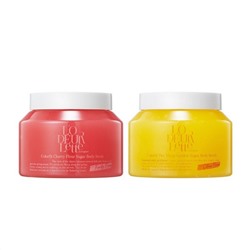 LODEURLETTE Сахарный скраб для тела с ароматом цветка вишни / In England Colorfit Cherry Fleur Sugar Scrub, 500 г
