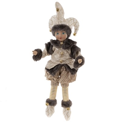 GAEM Игрушка набивная "Клоун" (муз, движ), L16 W14 H46 см (полка 30 см.)