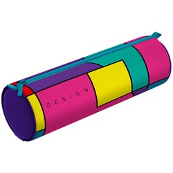 Пенал-тубус 1 отделение, 210*60 Berlingo "ColorBlock", полиэстер