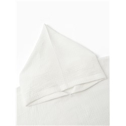 Пончо муслиновое детское LoveLife, 56×70 см, 100% хлопок, 120 г/м², белое