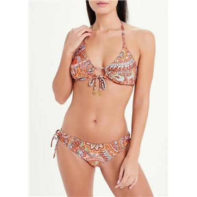 Paisley Print Bikini Bottoms