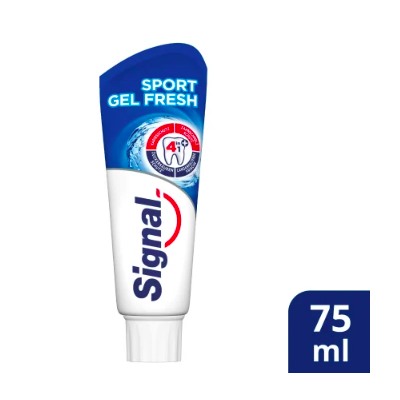 Signal Zahnpasta Sport Gel fresh Сигнал Зубная паста гель с насыщенным вкусом мяты , 75 мл