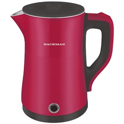 Чайник BACKMAN BM-TEA 714  2200Вт обьем 1,8 л нержавеющей стали и пластика (12)