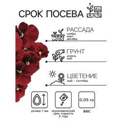 Семена Виола "Вечерняя заря", ц/п,  0,05 г