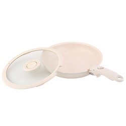 Сковорода с крышкой и съемной ручкой Smart Ceramic, Ø26 см
