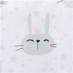 Постельное бельё Этель 1,5 сп "Funny rabbits", 143х215 см, 150х214 см, 50х70 см -1 шт, 100 % хлопок, бязь