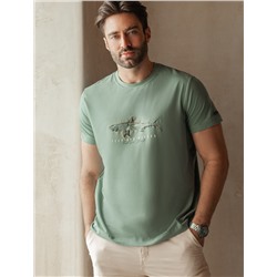 Футболка из премиального хлопка с авторским принтом