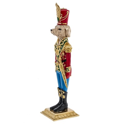 GAEM Фигурка декоративная "Солдатик-собака", L11 W11 H41,5 см