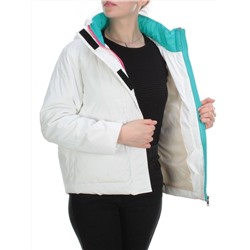D003 WHITE Куртка демисезонная женская (100 гр. синтепон)