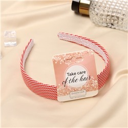 Ободок для волос «Классика», клетка, 2.5 см, МИКС