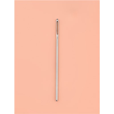 Спицы круговые, для вязания, с пластиковой леской, d=2 мм, 14/80 см, с иглой