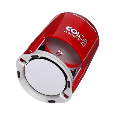 Оснастка для круглой печати автоматическая COLOP Printer R=40, диаметр 41.5 мм, с крышкой, корпус чили