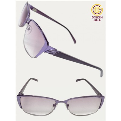 Очки готовые с диоптриями 85030 фиолетовые тонировка