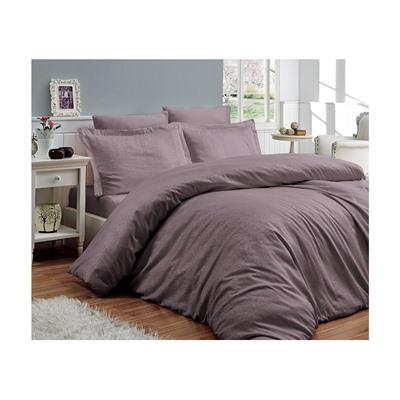 Сатиновое Постельное Белье Евро 2 сп. JACQUARD SATEN First Choice