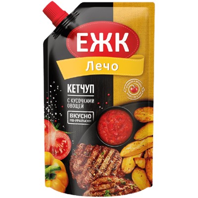 Кетчуп 1 категория ЕЖК Лечо дой-пак 350г шт