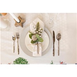 Скатерть новогодняя «Этель» Новогодний лес 148×110 см, 100% хл, саржа 190 г/м² с ГМВО