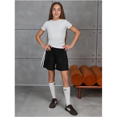 Шорты "Крош" Черный Девочка