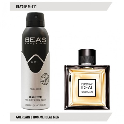 Дезодорант Beas M211 Guerlain L'homme Ideal For Men deo 200 ml