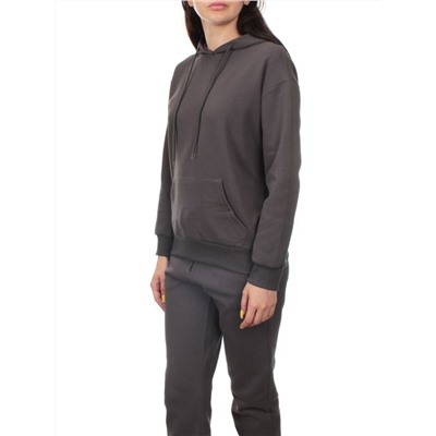 H108 DK. GRAY Костюм спортивный женский (хлопок 90%, полиэстер 10%)