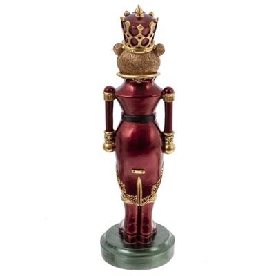 GAEM Фигурка декоративная "Солдатик-медведь", L9 W9 H31 см