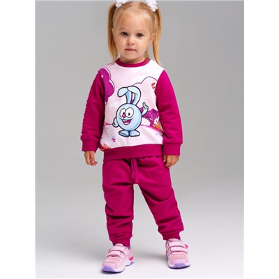 Комплект для девочки: толстовка, брюки
