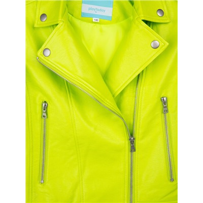 Куртка из экокожи для девочки