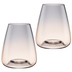 НАБОР СТАКАНОВ "ALURE COLORS" ИЗ 2 ШТ. 440 МЛ