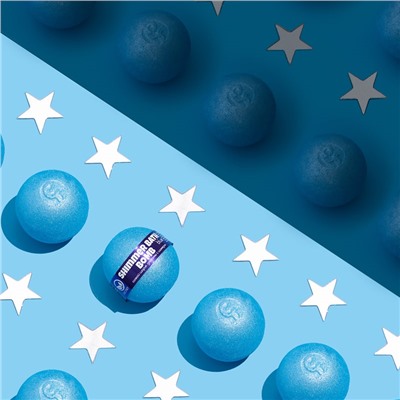Шарик для ванн с шиммером BLUE (синий)