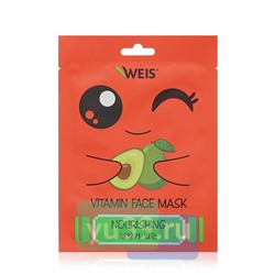 Маска для лица WEIS Kawaii АВОКАДО увлажнение, 23гр