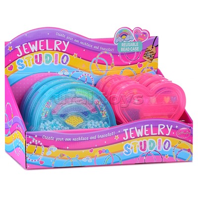 Набор создание украшений "Сердечко-радуга" в коробке