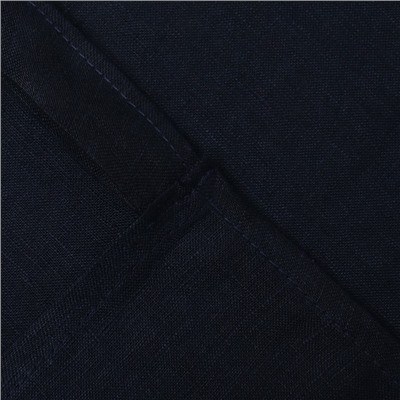 Комплект штор д/кухни с завязками Этель Linen collection 145х180см-2 шт., 100% лён 170 г/м2