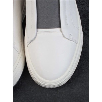 03-6517-BW01 WHITE Полуботинки спортивные мужские (натуральная кожа)