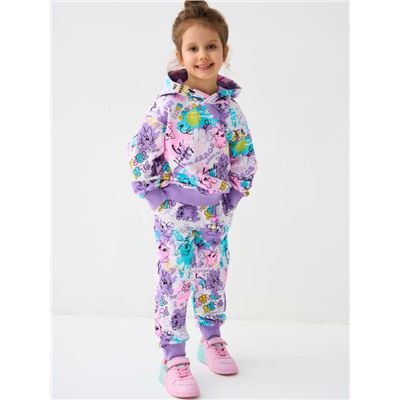 Комплект для девочки: толстовка, брюки