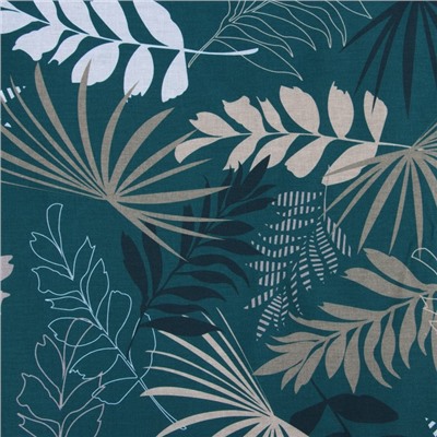 Постельное бельё Этель евро Green mood, 200х217см, 220х240см, 50х70см-2 шт, бязь, 125 г/м2