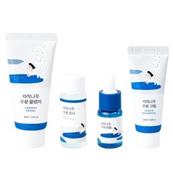 ROUND LAB Набор средств для лица с берёзовым соком: гель, тонер, сыворотка, крем / Birch Juice Trial Kit, 30 мл, 20 мл x 2, 10 мл