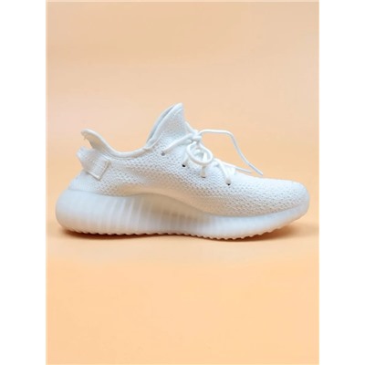 05-B552-3 WHITE Кроссовки женские (текстиль)