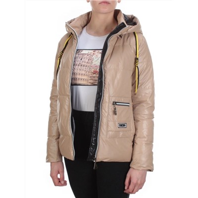 8260 BEIGE Куртка демисезонная женская BAOFANI (100 гр. синтепон)