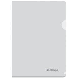 Папка-уголок Berlingo, А5, 180мкм, прозрачная