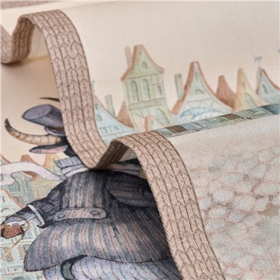 КОМПЛЕКТ САЛФЕТОК 2ШТ  "ПРОМЕНАД"40Х40 СМ ,БЕЖЕВЫЙ, 100% ХЛОПОК,ТВИЛ