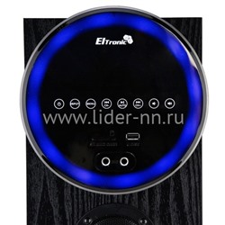 Колонка 10" (30-35 HOME SOUND) динамик 8шт/2х10"; 4х6.5"; 2х3" комплект 2 колонки ELTRONIC (черная)